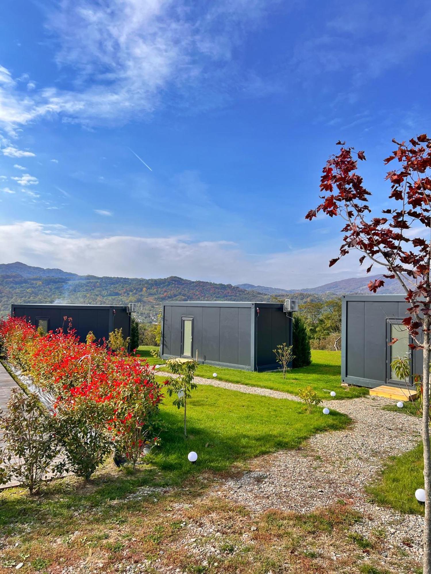 Flandra Glamping Hotel Corbeni Buitenkant foto