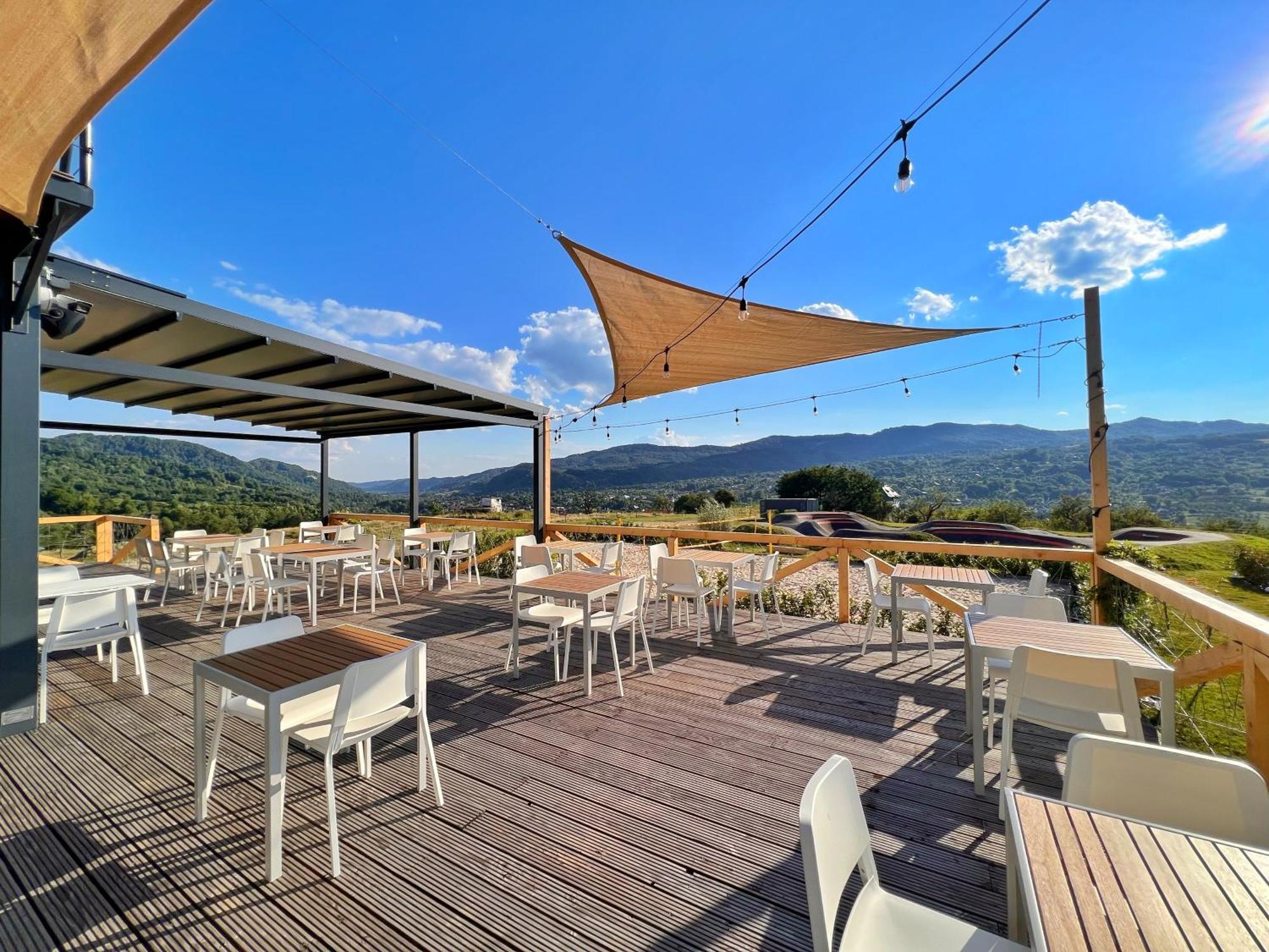 Flandra Glamping Hotel Corbeni Buitenkant foto