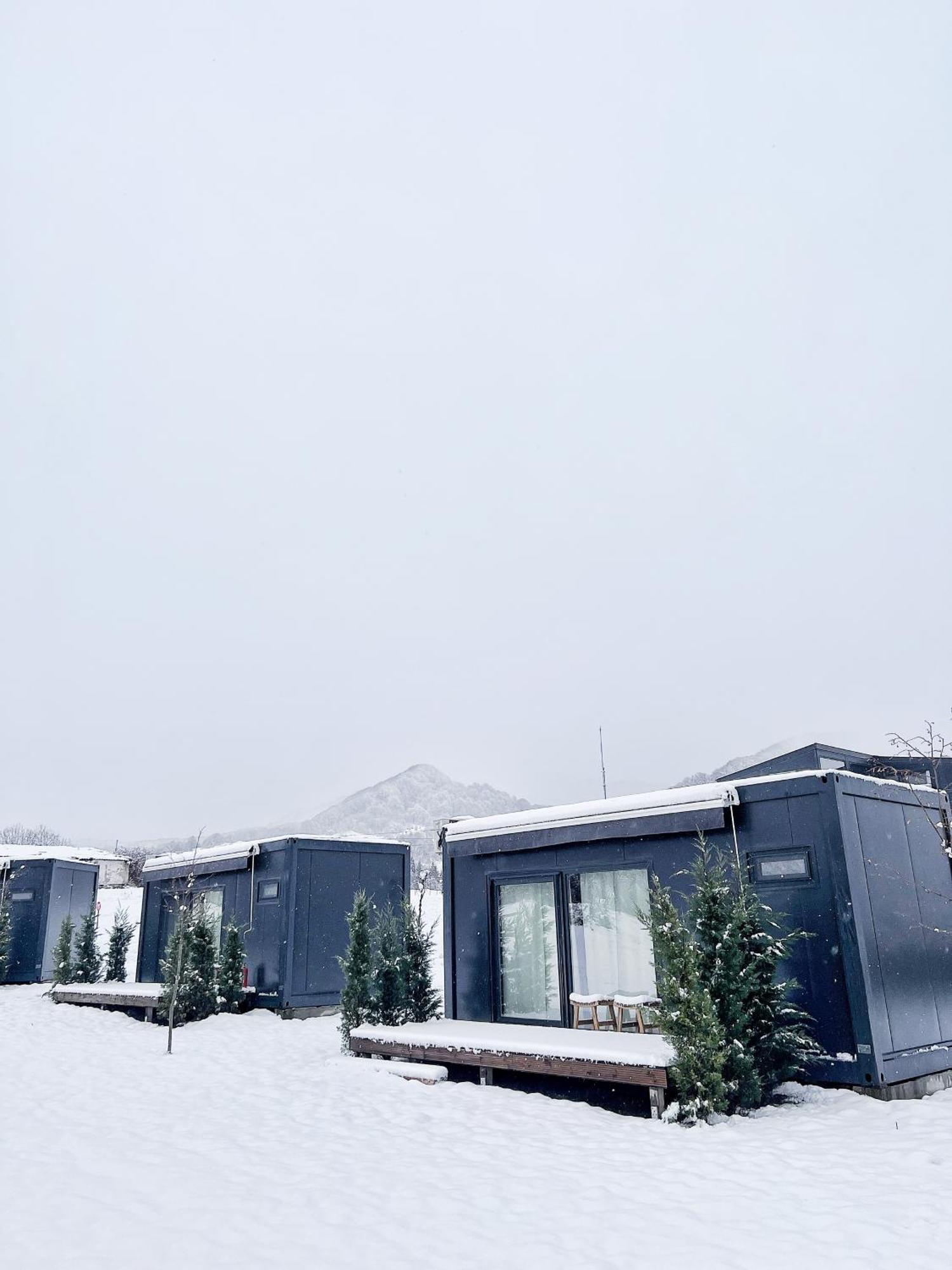 Flandra Glamping Hotel Corbeni Buitenkant foto