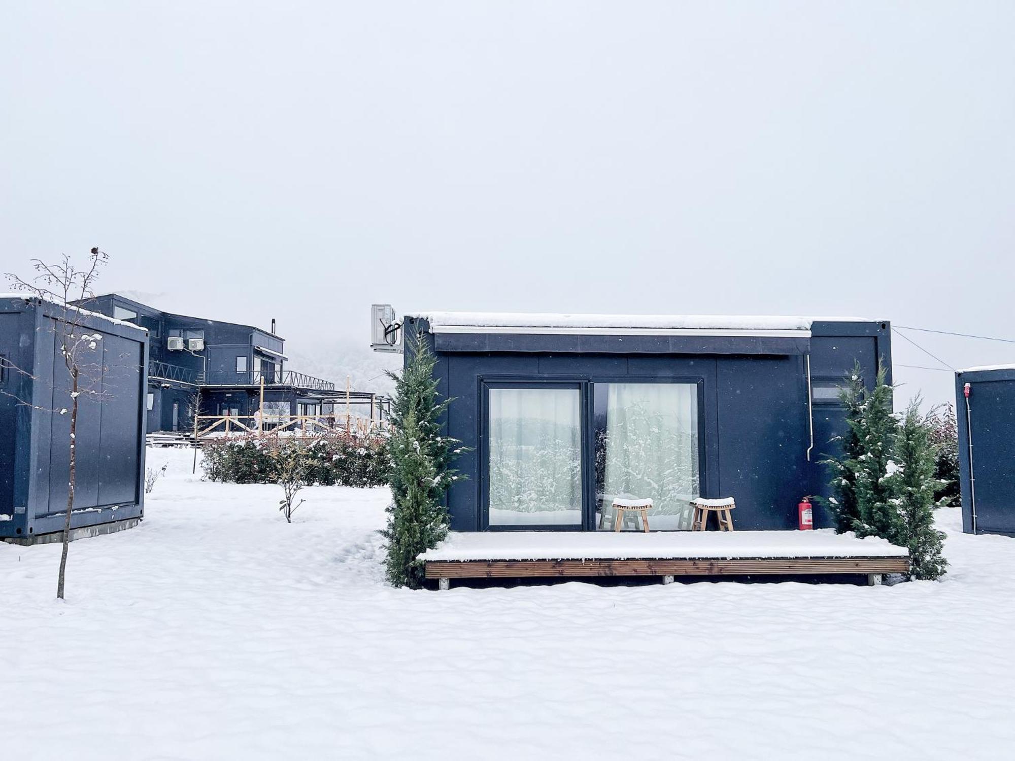 Flandra Glamping Hotel Corbeni Buitenkant foto