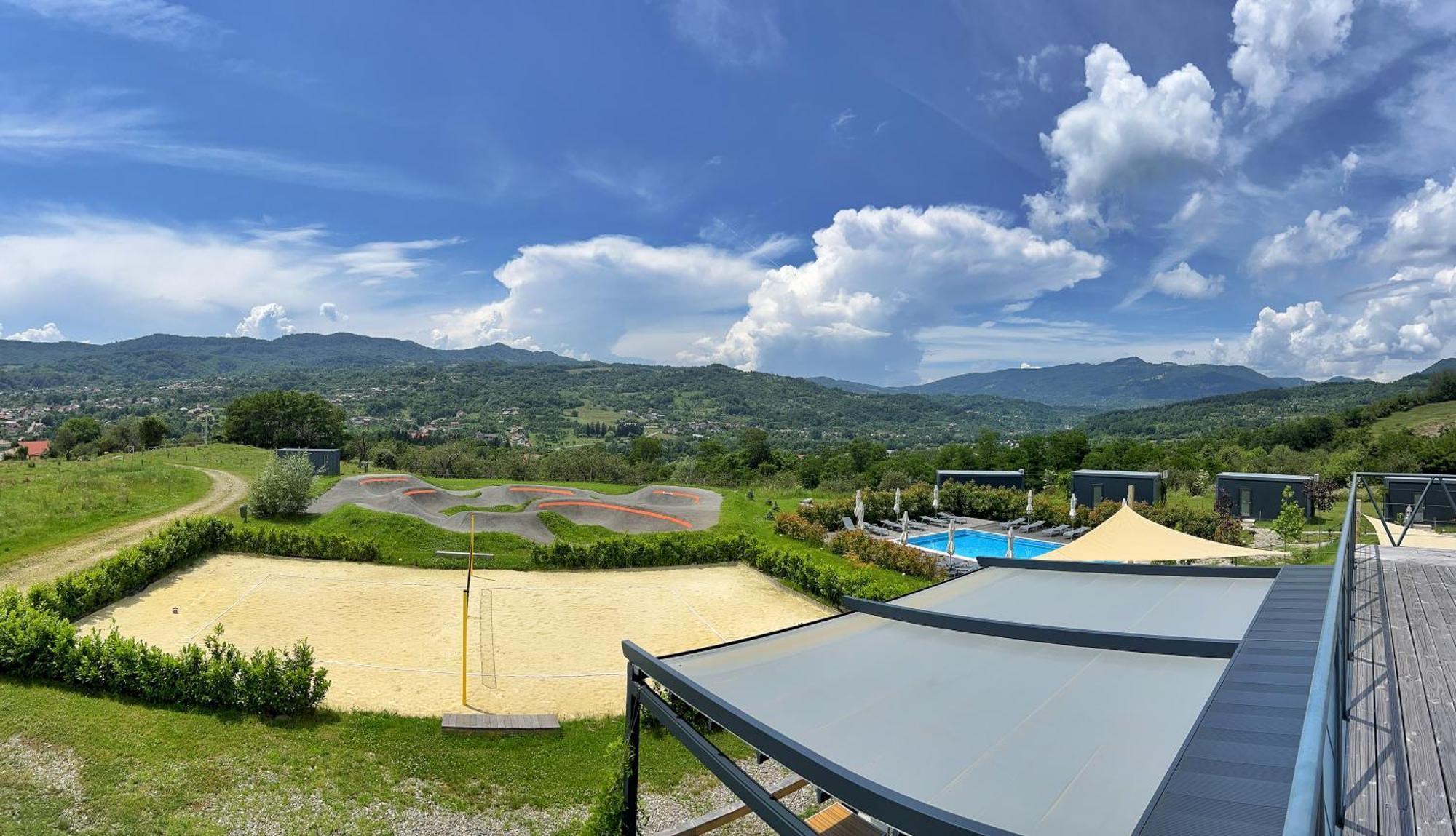 Flandra Glamping Hotel Corbeni Buitenkant foto